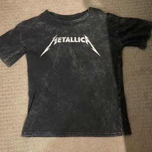 Metallica Acid Wash Band Tee